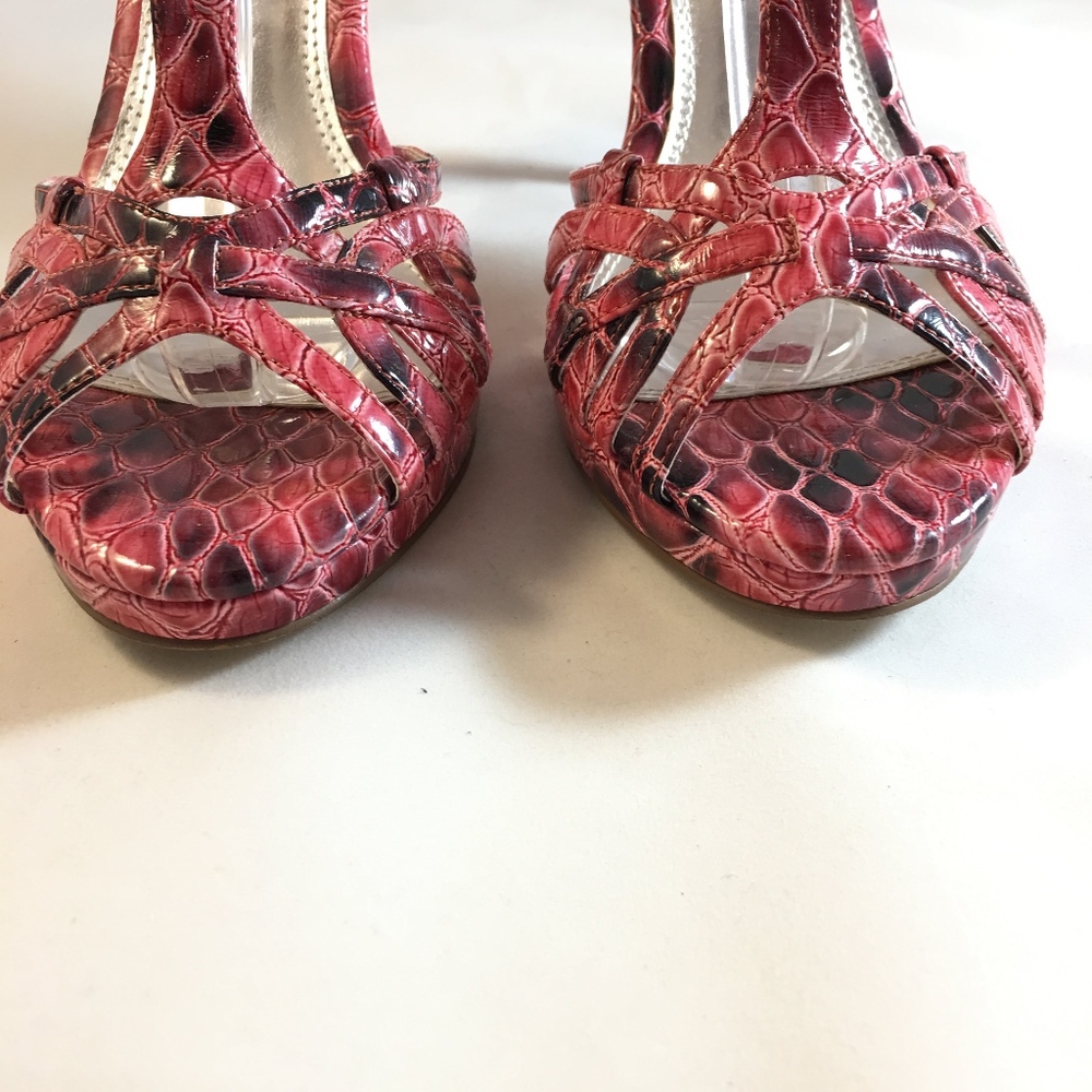 White House Black Market Pink & Black Size 6M - Picture 2 of 7